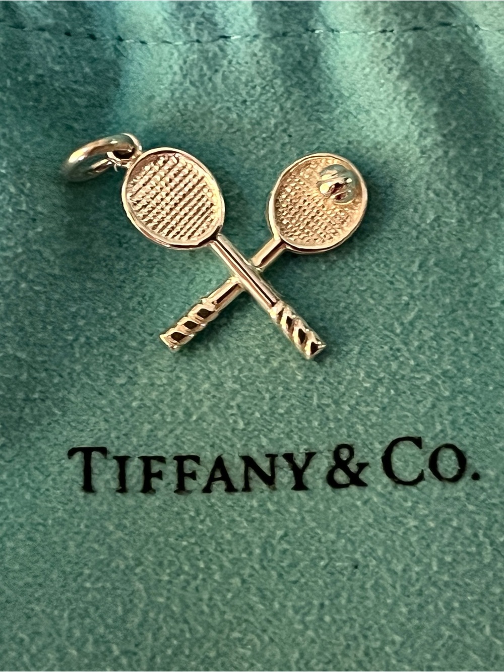 Tiffany & Co. Silver Tennis Racket Charm